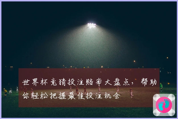 世界杯竞猜投注赔率大盘点，帮助你轻松把握最佳投注机会